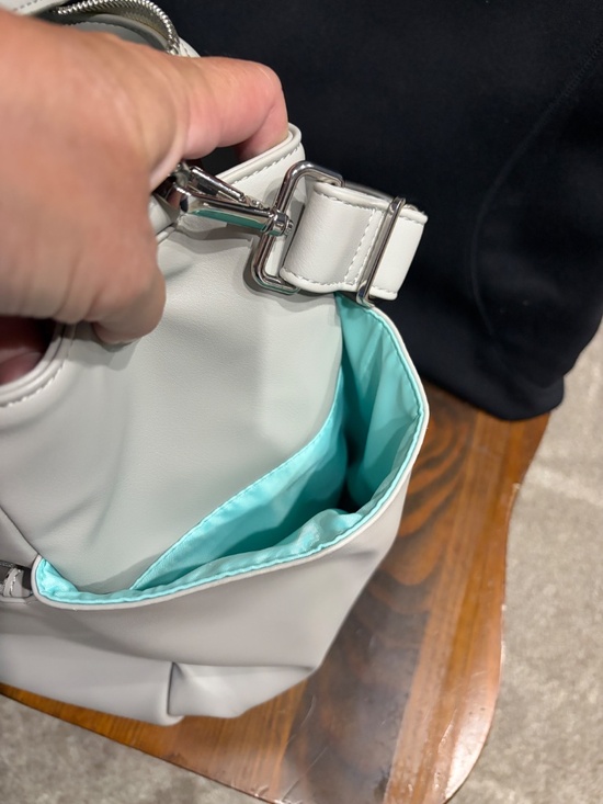 White Elm Gemini Convertible Backpack Tote - Silver/Teal (discontinued color) main image 5